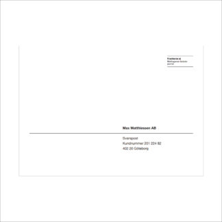 Svarspost Göteborg C5